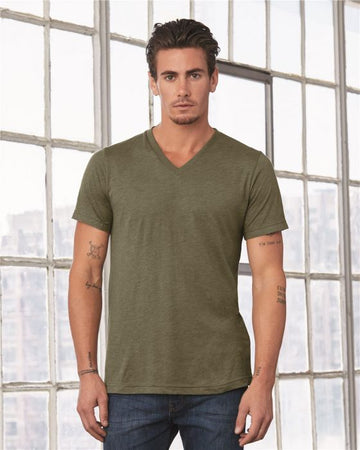 Bella + Canvas - Unisex Triblend Short Sleeve V-Neck Tee - 3415