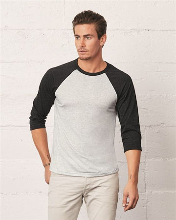 Bella + Canvas - Unisex Three-Quarter Sleeve Baseball T-Shirt - 3200