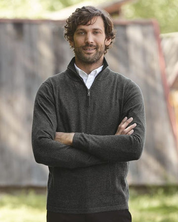 Weatherproof - Vintage Cotton Cashmere Quarter-Zip Sweater - 151391