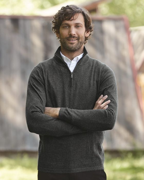 Weatherproof - Vintage Cotton Cashmere Quarter-Zip Sweater - 151391