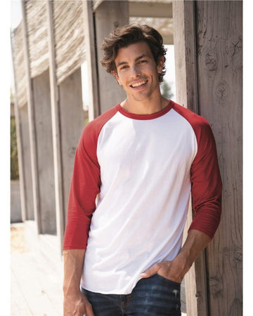 Jerzees - Premium Blended Ringspun Three-Quarter Sleeve Raglan Baseball T-Shirt - 560RR
