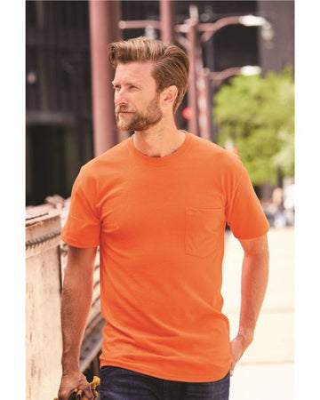 Hanes - Workwear Short Sleeve Pocket T-Shirt - W110